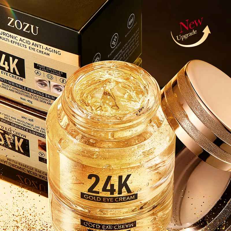24k Gold Hyaluronic Acid Eye Cream Anti Dark - adeya.