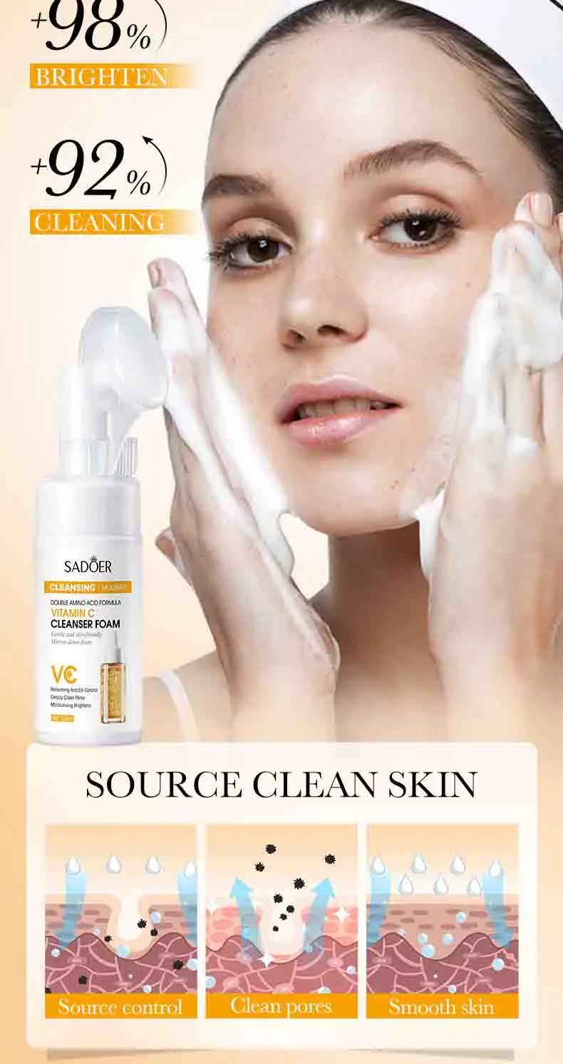 Vitamin C Foaming Face Cleanser | Adeya - adeya.
