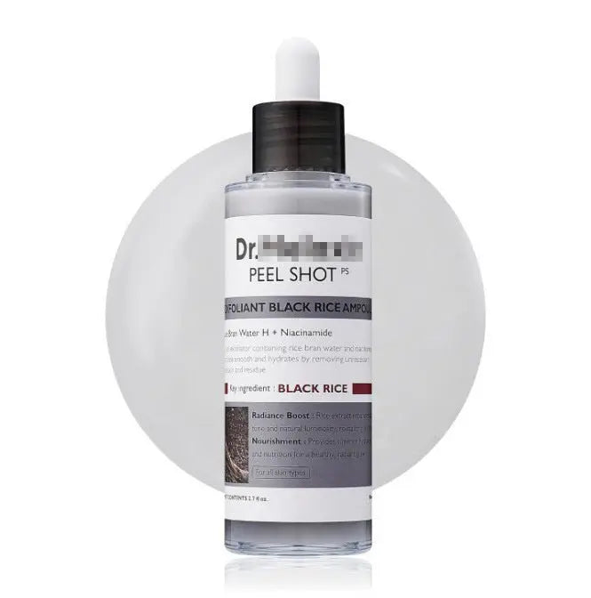 Black rice ampoule Soft Exfoliating Face Exfoliating and removing blackheads - adeya.